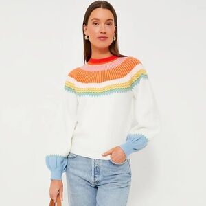 NWOT Tuckernuck Hyacinth House Color Block Sweater, Size Small